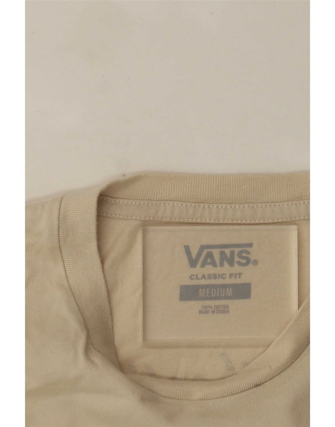 Ανδρικό T-Shirt Vans Classic Fit Top μεσαίο μπεζ βαμβακερό