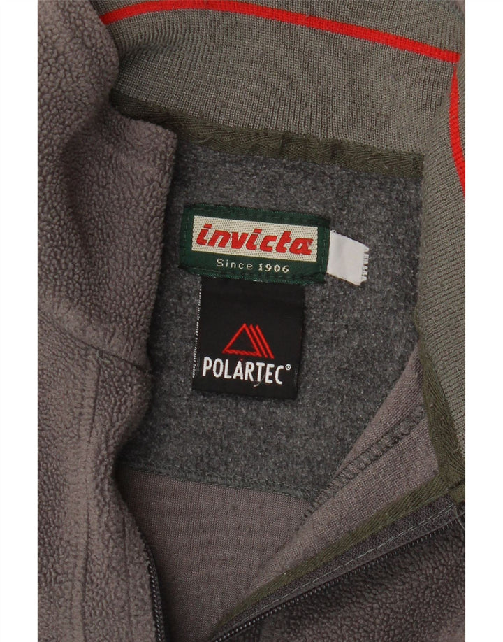 Invicta Ανδρικό φερμουάρ Polartec Fleece Jumper Large Grey