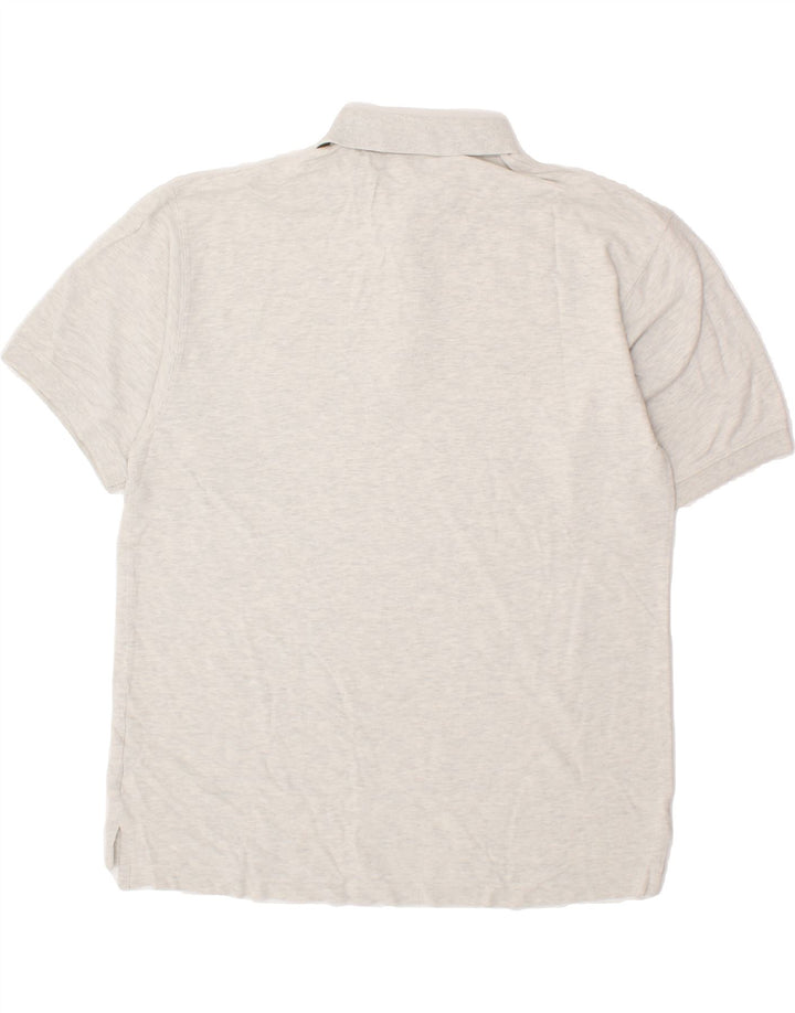 EDDIE BAUER Mens Polo Shirt Medium Grey Cotton Vintage Eddie Bauer and Second-Hand Eddie Bauer from Messina Hembry 