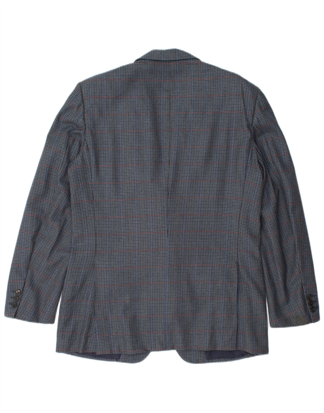 Μπουφάν Burberrys Ανδρικό Σακάκι IT 48 Medium Navy Blue Houndstooth Wool