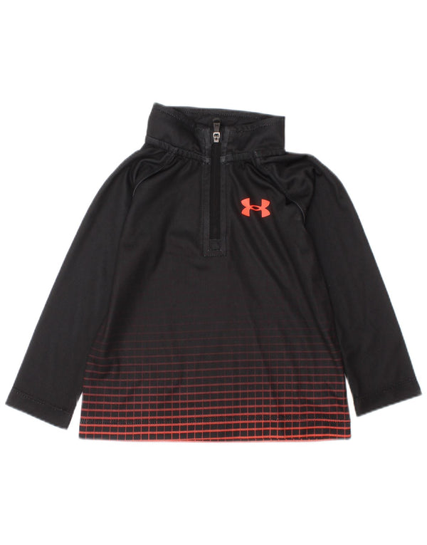 UNDER ARMOR Baby Boys πουλόβερ αθλητική φόρμα 6-9 μηνών Μαύρη γεωμετρική