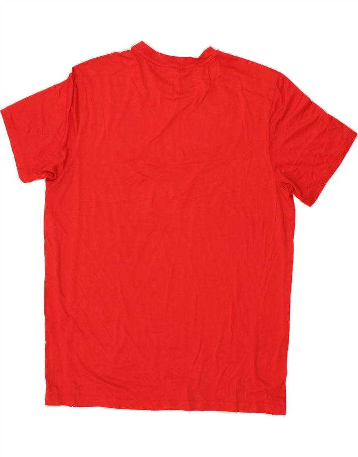 PUMA Mens Graphic T-Shirt Top Large Red Vintage Puma and Second-Hand Puma from Messina Hembry 