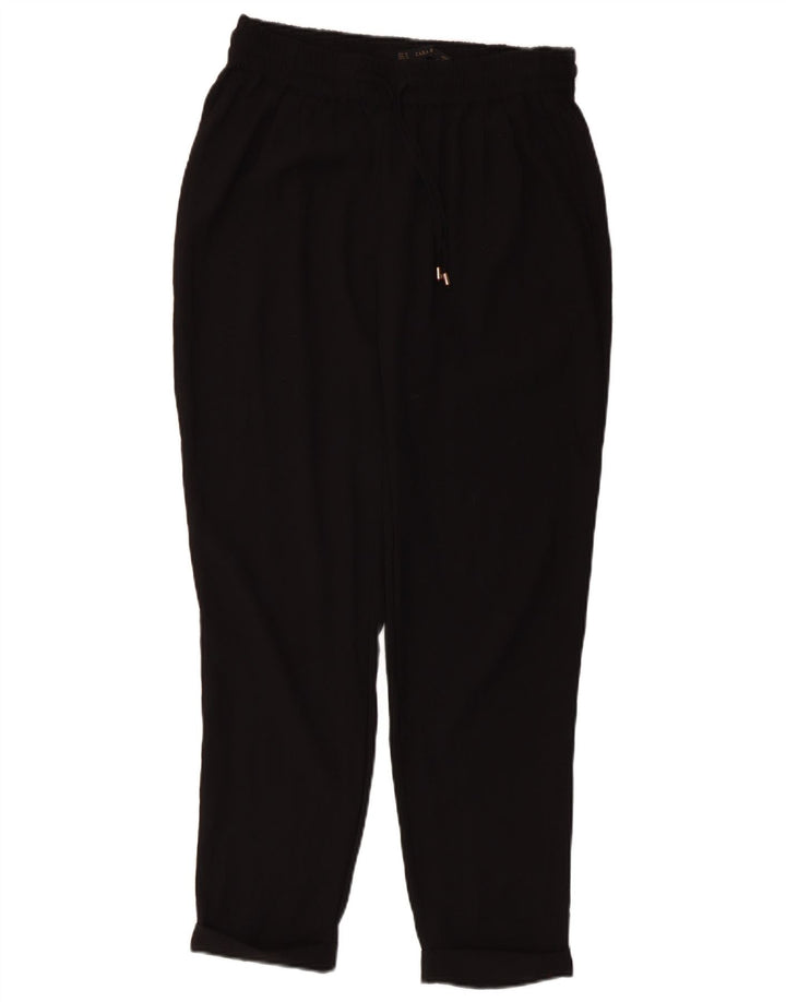 Zara Γυναικείο κωνικό παντελόνι Chino Medium W28 L27 Μαύρο