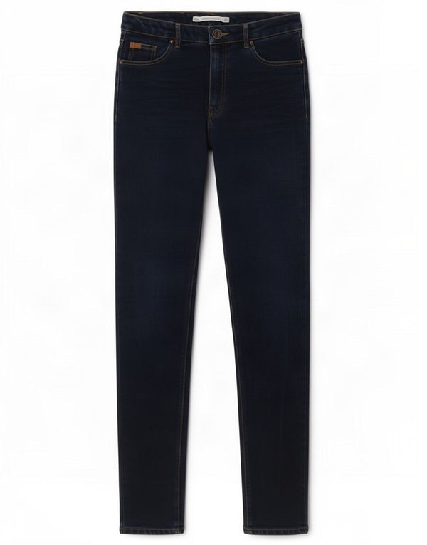 Zara Γυναικεία Skinny Jeans EU 38 Small W28 L33 Navy Blue Cotton