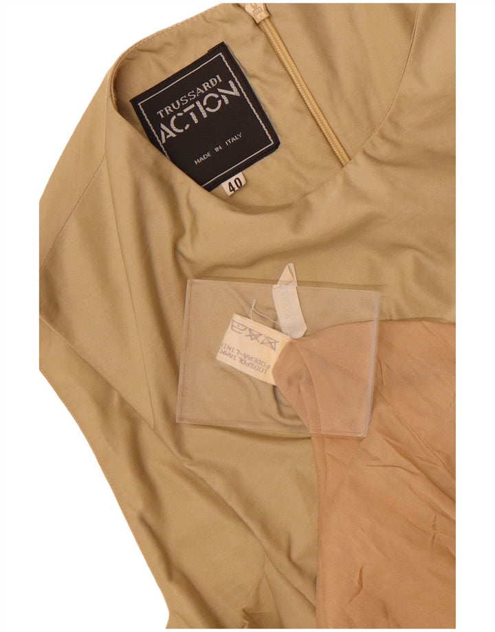 Γυναικείο αμάνικο φόρεμα Trussardi IT 40 Small Beige Polyamide