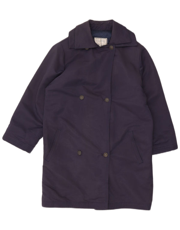 Versus By Gianni Versace Γυναικείο παλτό με διπλό στήθος IT 42 Medium Navy Blue