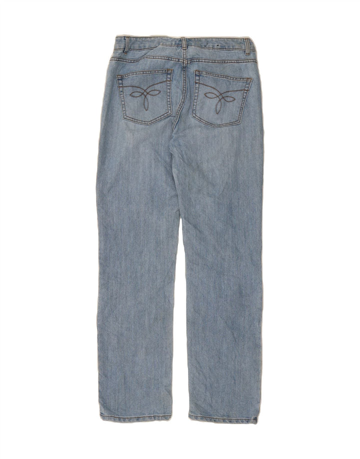 CHAPS Womens Straight Jeans US 8 Medium W32 L31 Blue Cotton Vintage Chaps and Second-Hand Chaps from Messina Hembry 