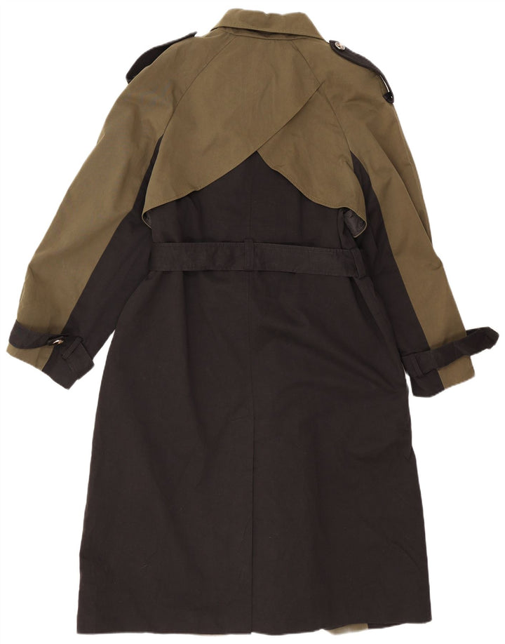 Oasis γυναικεία καμπαρντίνα υπερμεγέθη UK 10 Small Khaki Colorblock Polyester