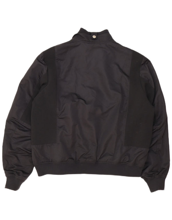 Trussardi Jeans Ανδρικό Μπουφάν Bomber IT 58 4XL Μαύρο Πολυεστέρας