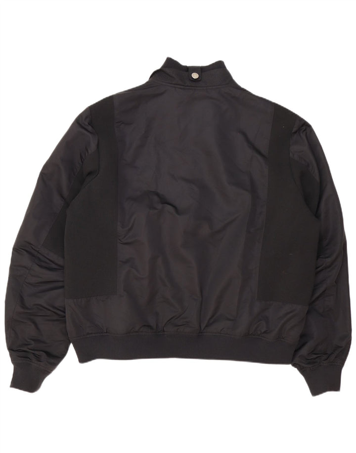 Trussardi Jeans Ανδρικό Μπουφάν Bomber IT 58 4XL Μαύρο Πολυεστέρας