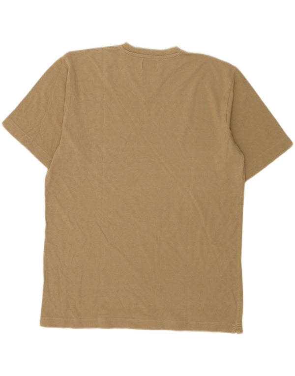 Kappa Ανδρικό T-Shirt Top XL Μπεζ βαμβακερό