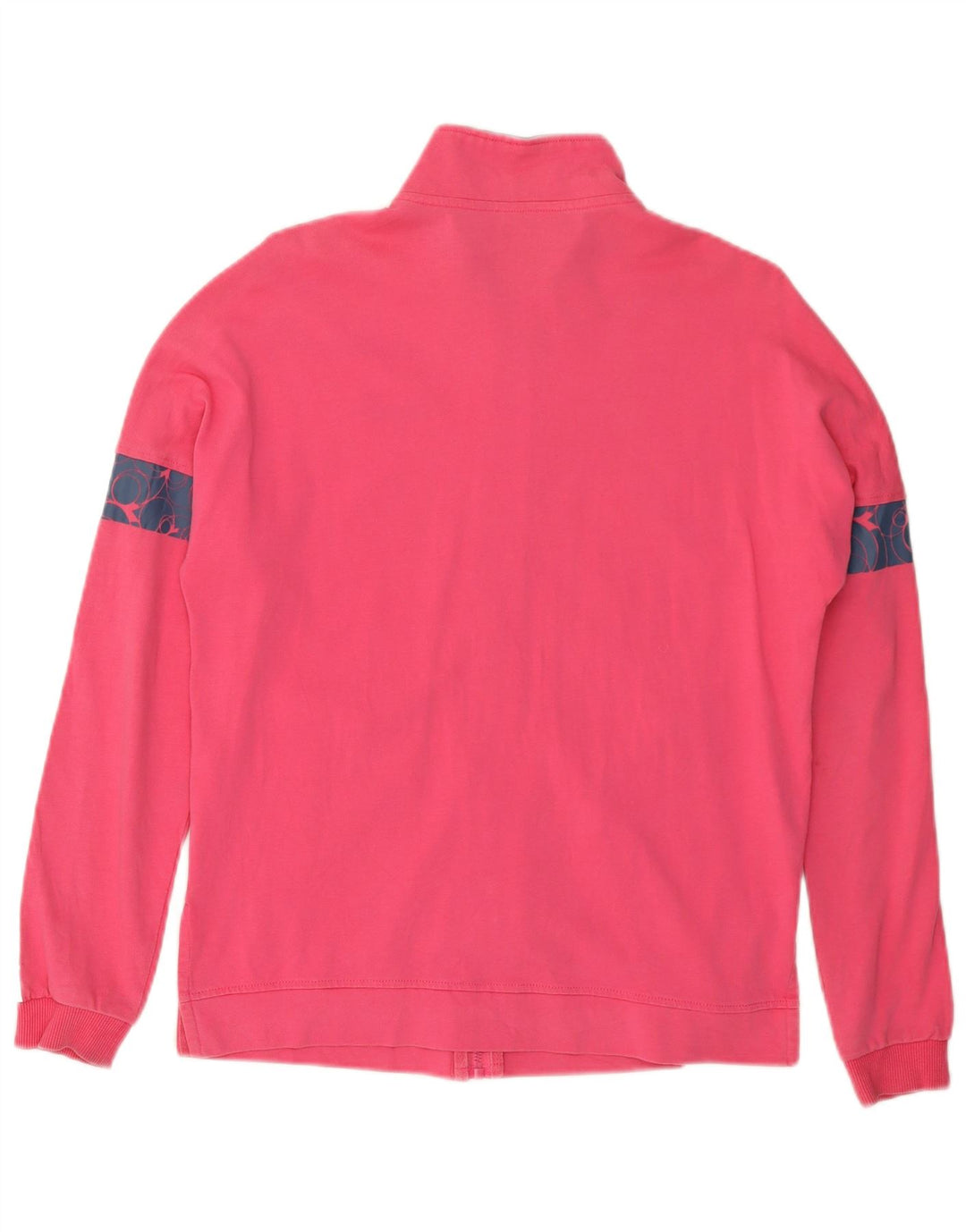 DIADORA Γυναικεία αθλητική φόρμα γραφικών Top Jacket UK 10 Small Pink Colourblock