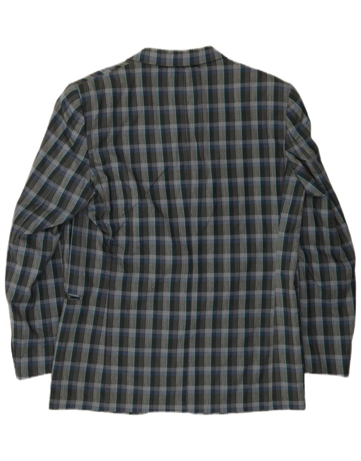Vintage Ανδρικό σακάκι με 2 κουμπιά σακάκι UK 38 Medium Grey Check