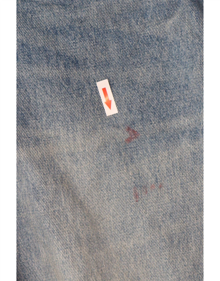 Levi's Mens 551 Straight Jeans W34 L32 Μπλε βαμβακερό