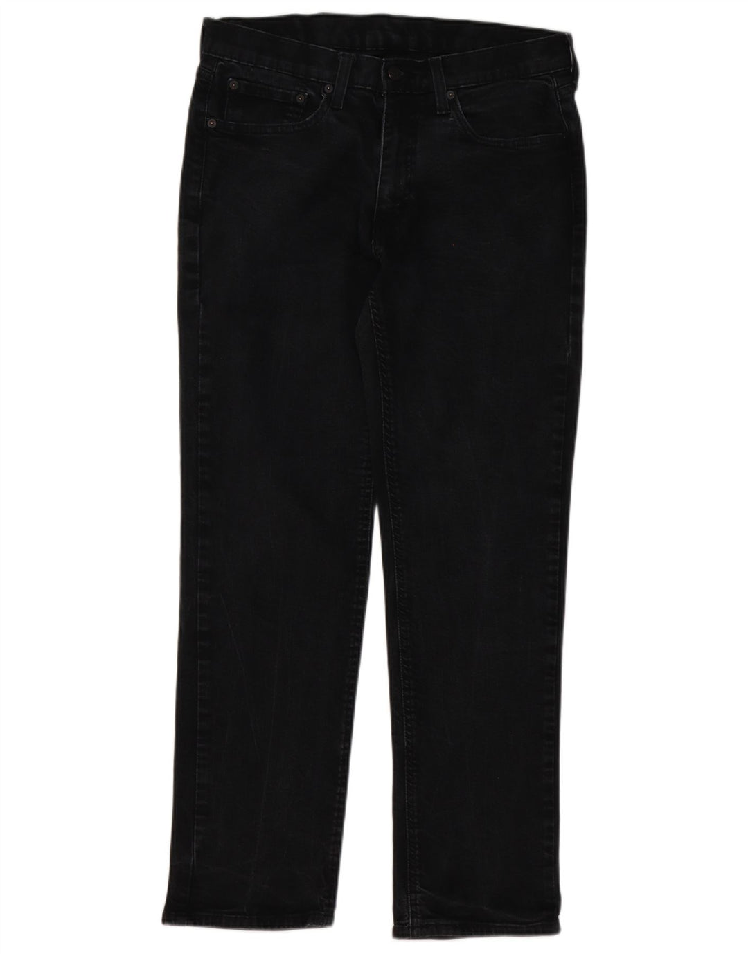 Levi's Mens 541 Tapered Jeans W34 L32 Μαύρο βαμβακερό
