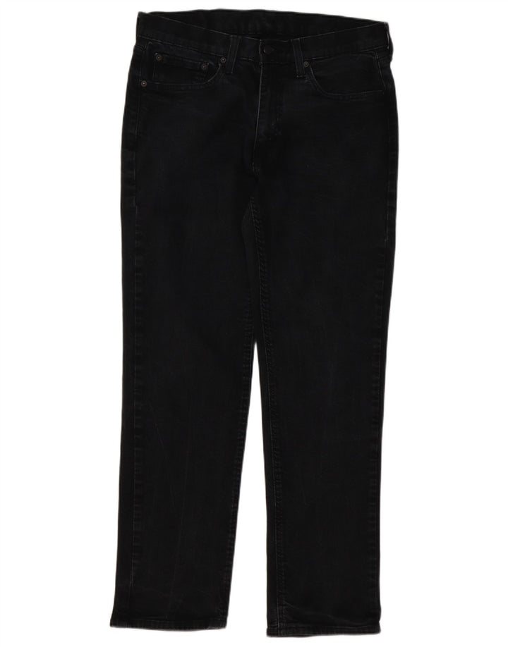 Levi's Mens 541 Tapered Jeans W34 L32 Μαύρο βαμβακερό