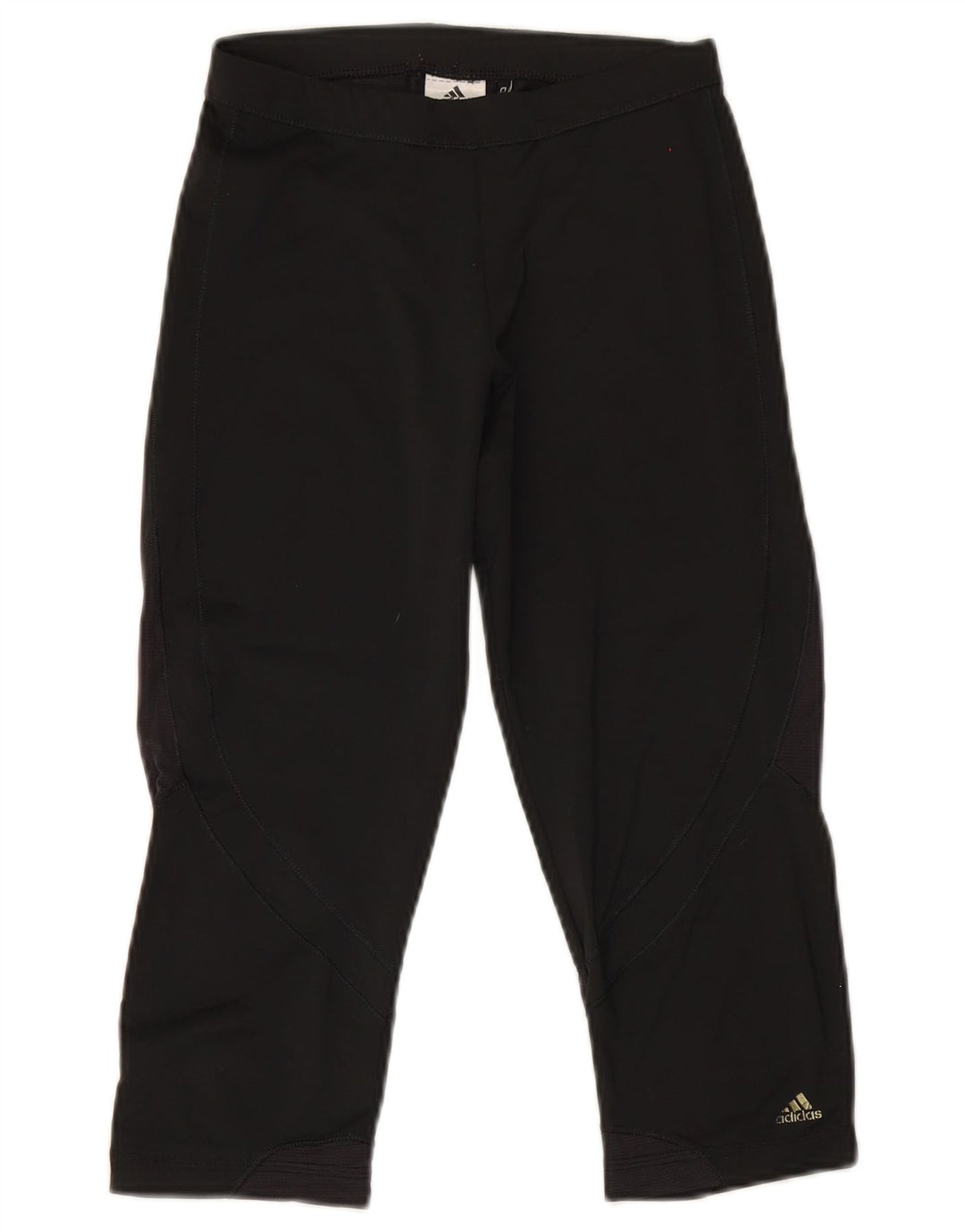 Γυναικεία Adidas Climacool Capri leggings UK 10 Small Black Polyester