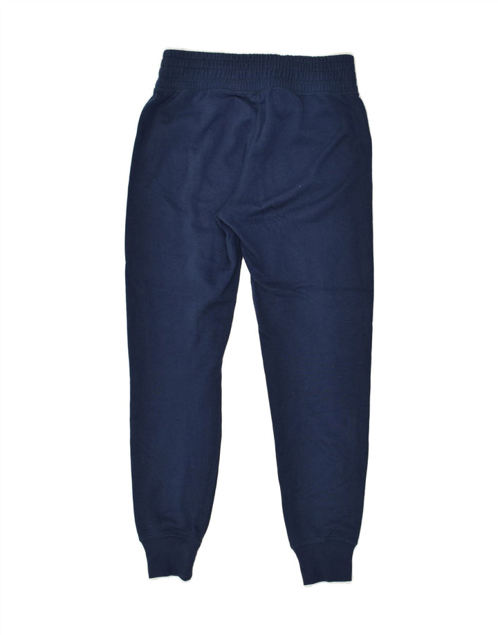CHAMPION Womens Tracksuit Trousers Joggers UK 10 Small Navy Blue Cotton | Vintage Champion | Thrift | Second-Hand Champion | Used Clothing | Messina Hembry 