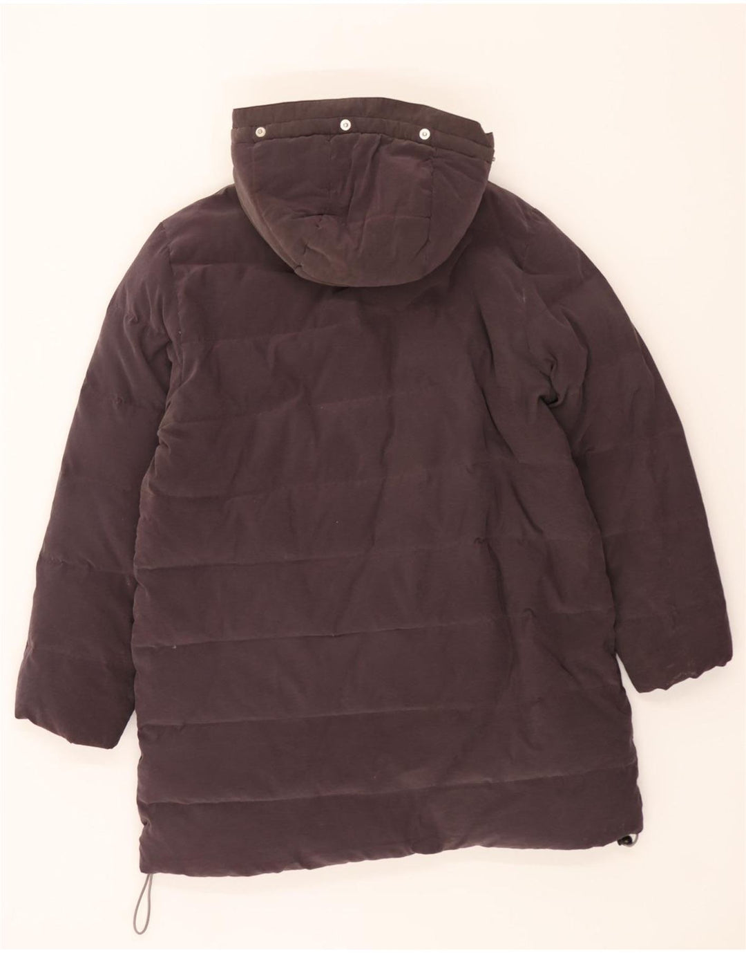 DIADORA Womens Hooded Padded Coat UK 14 Medium Purple Polyester Vintage Diadora and Second-Hand Diadora from Messina Hembry 