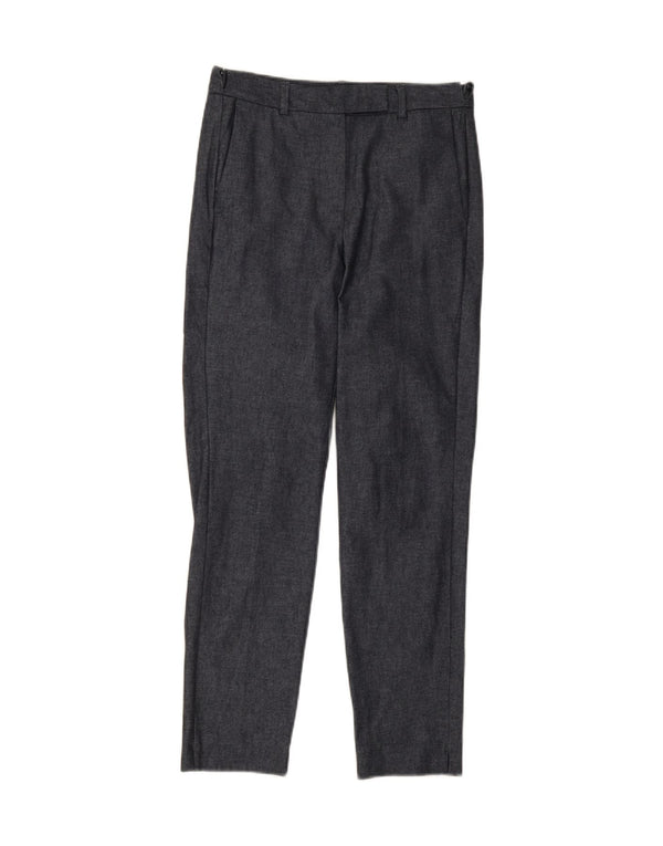 Marks & Spencer Γυναικείο ίσιο παντελόνι UK 8 Small W26 L28 Navy Blue