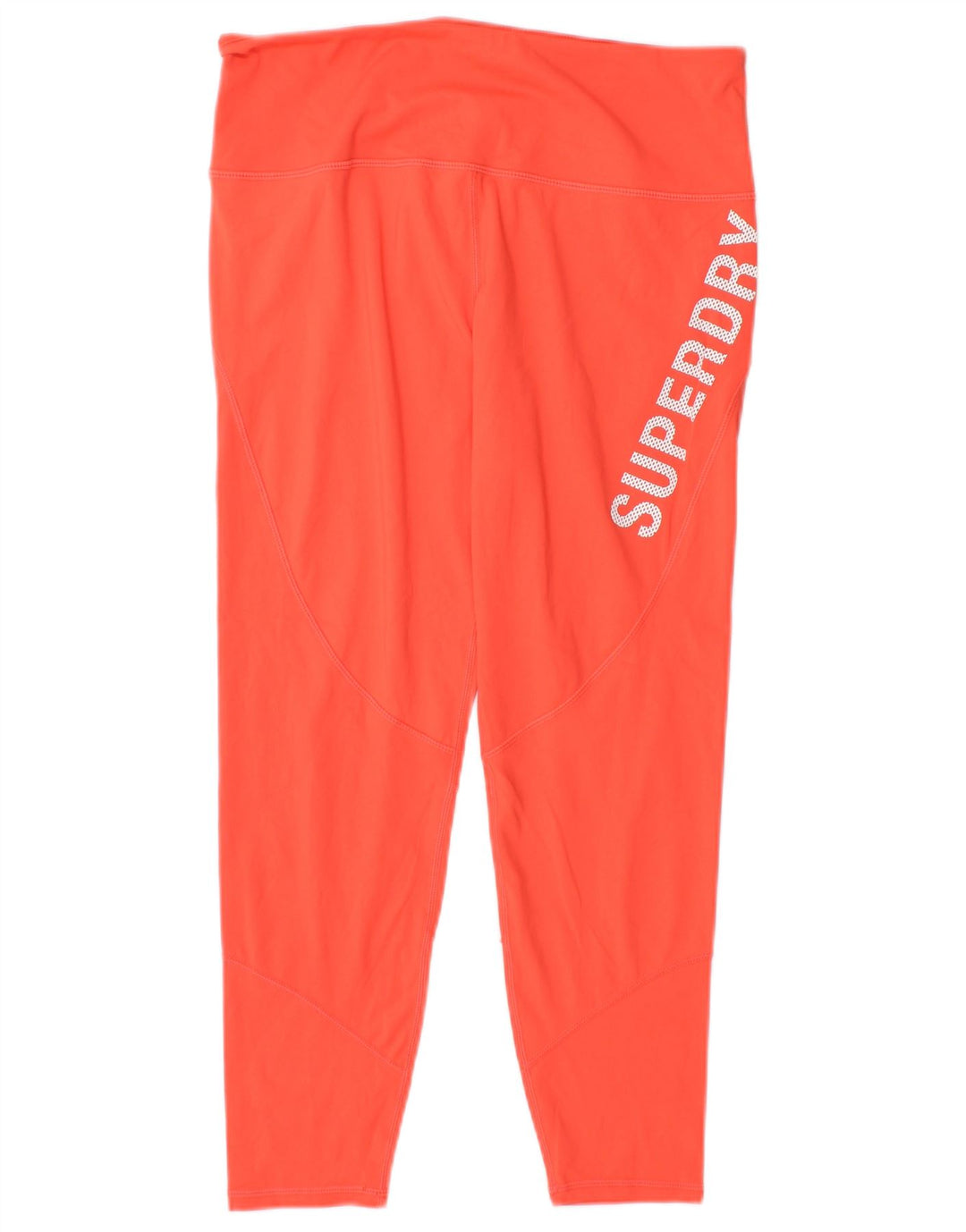 Superdry Γυναικείο κολάν Capri Graphic UK 14 Μεγάλο Πορτοκαλί Πολυεστέρας