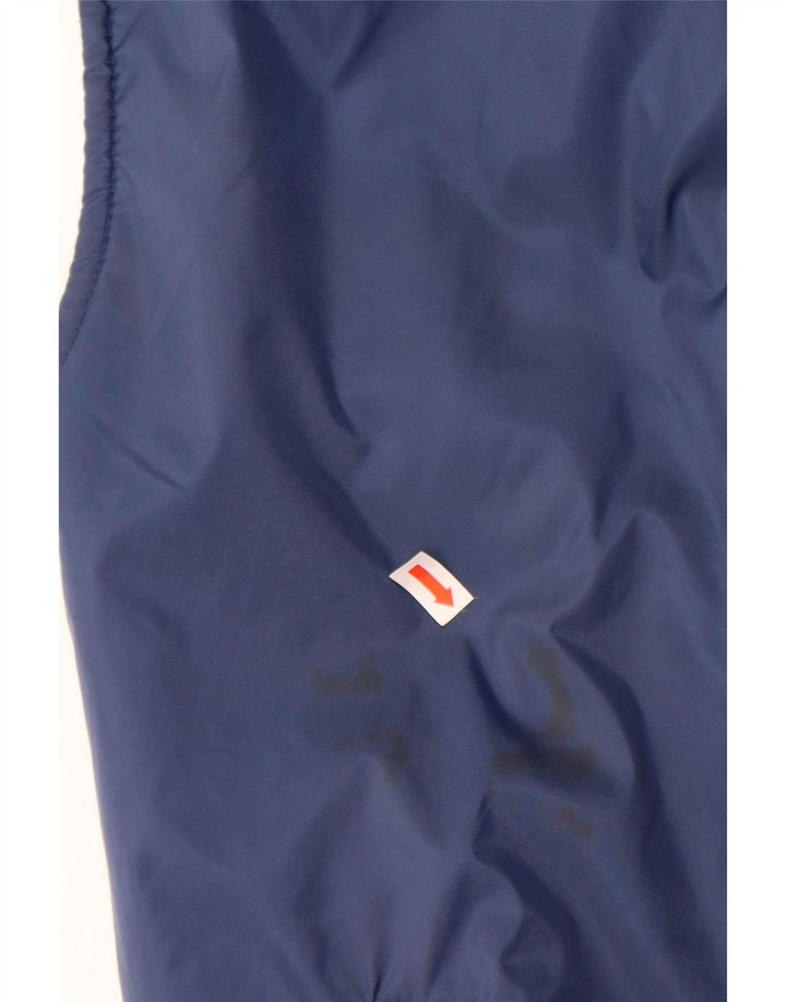 VINTAGE Ανδρικά Reversible Gilet UK 38 Medium Navy Blue Polyamide