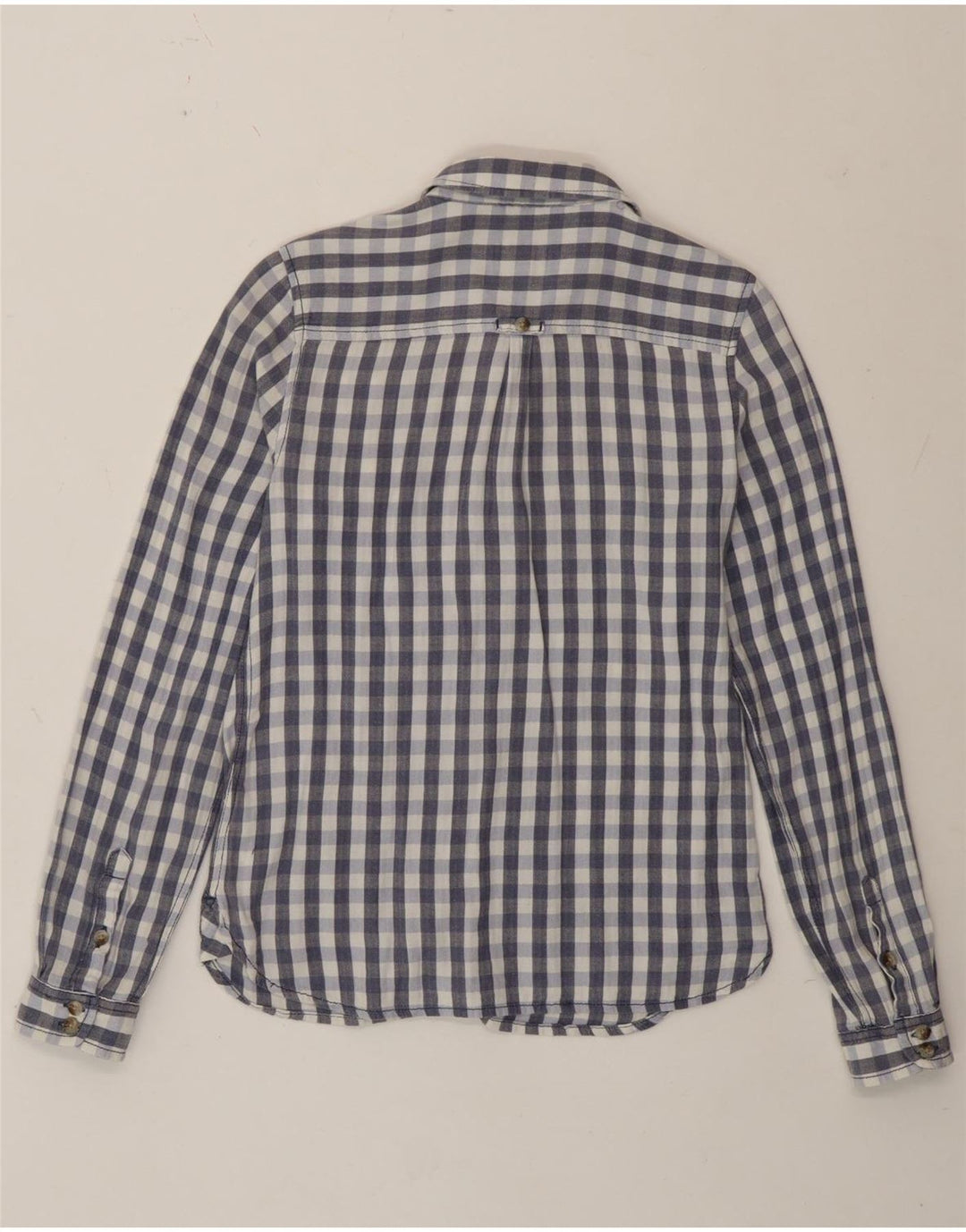 Fat Face Γυναικείο πουκάμισο Classic Fit UK 12 Medium Blue Gingham Cotton