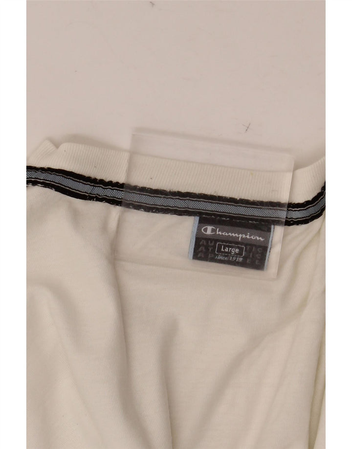 Γυναικείο T-Shirt CHAMPION Top UK 16 Large White