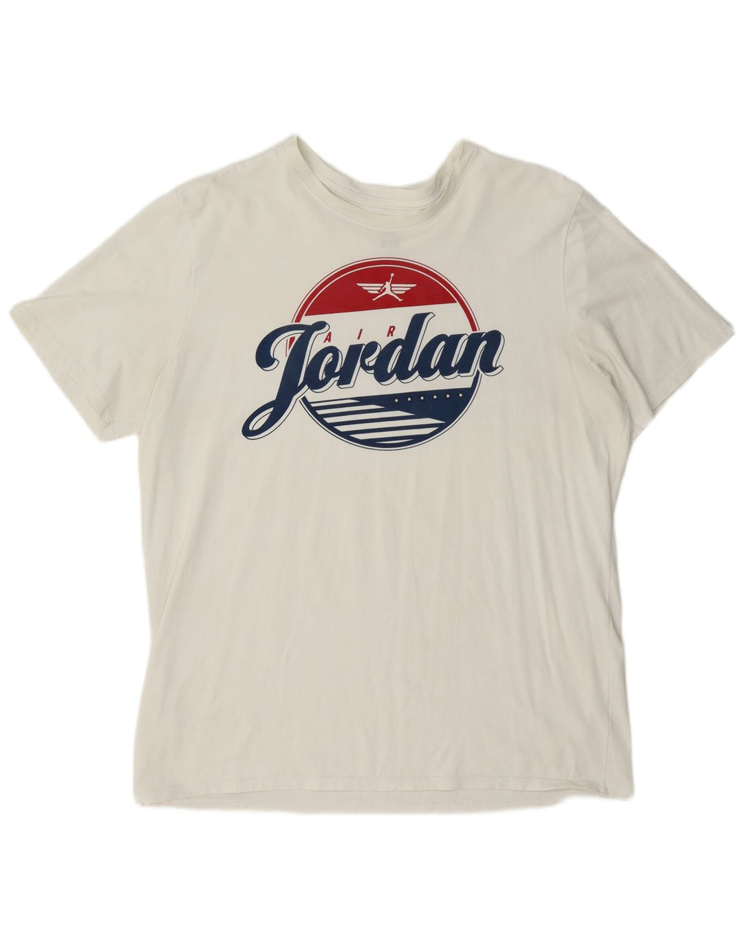 Jordan Ανδρικό γραφικό T-Shirt Top XL Λευκό