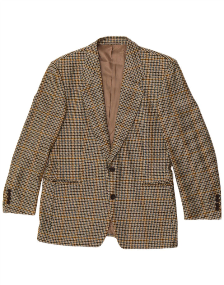 Ermenegildo Zegna Ανδρικό σακάκι μπλέιζερ EU 50 Medium Khaki Houndstooth