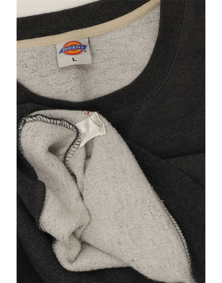 Ανδρικό γραφικό φούτερ Dickies Jumper μεγάλο γκρι βαμβακερό