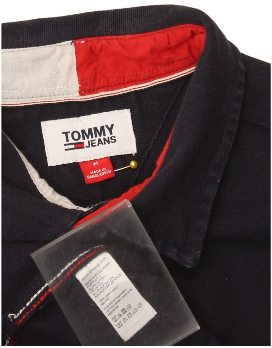 Ανδρικό γραφικό πουκάμισο Ξυλοκόπος Tommy Hilfiger, Βαμβακερό, μεσαίο ναυτικό