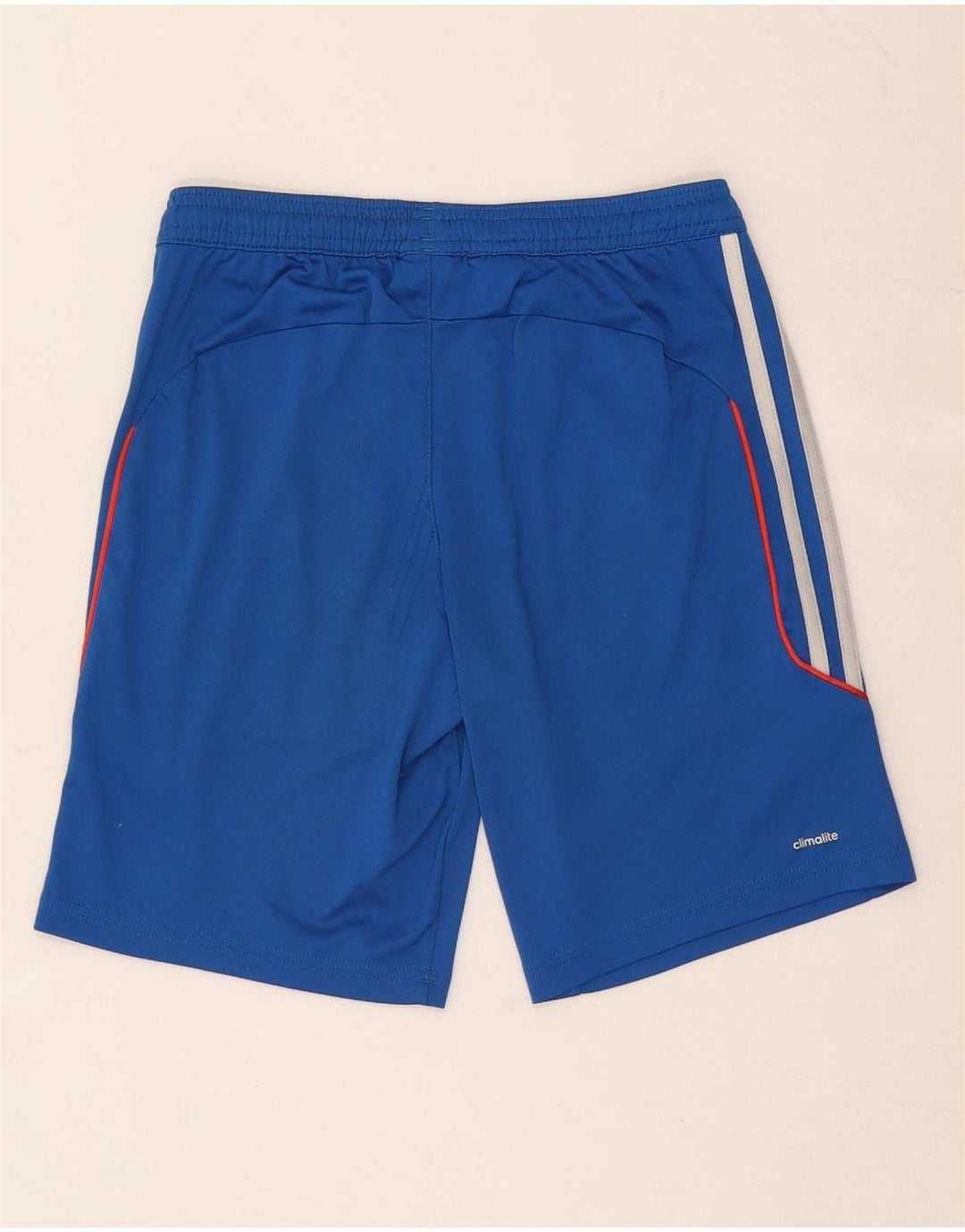 Adidas Boys Climalite σορτς 9-10 ετών μπλε πολυεστέρα