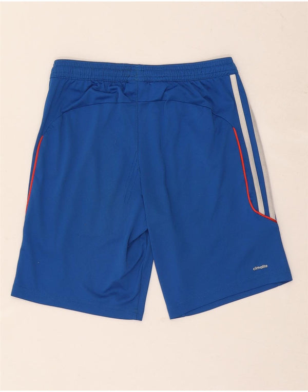 Adidas Boys Climalite σορτς 9-10 ετών μπλε πολυεστέρα
