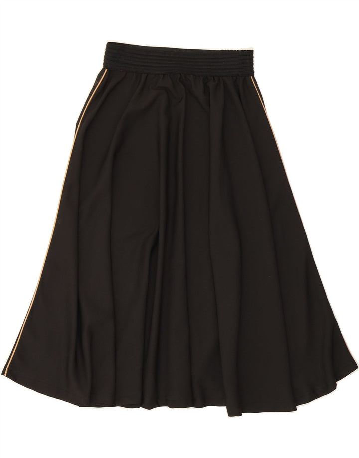 VINTAGE Womens A-Line Skirt W26 Small  Black Polyester Vintage Vintage and Second-Hand Vintage from Messina Hembry 
