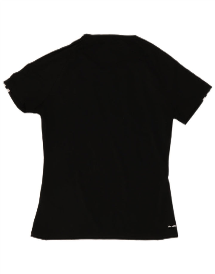 Adidas Γυναικείο T-Shirt Climalite Top UK 8/10 Small Black Polyester