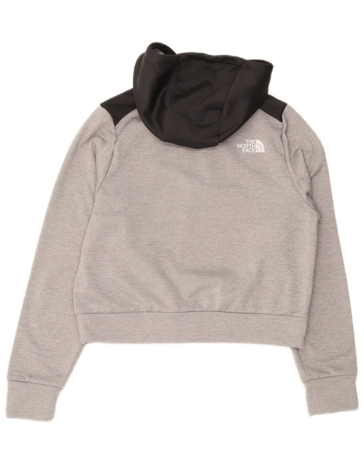 The NORTH FACE Γυναικείο μπλουζάκι με κουκούλα Crop UK 12 Medium Grey Colourblock