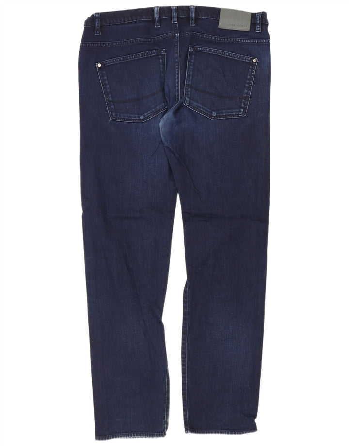Ανδρικό τζιν Ted Baker Regular Fit ίσιο W36 L31 Μπλε βαμβακερό