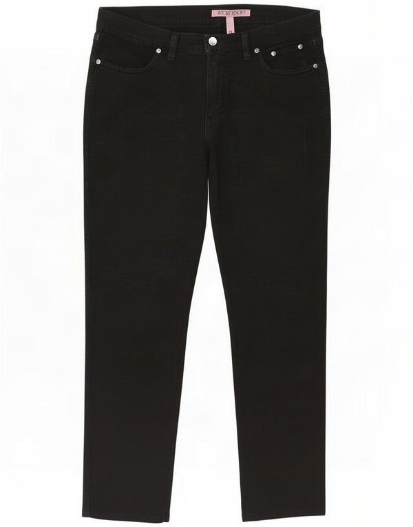 Jeckerson Womens Slim Jeans W31 L29 Black Cotton