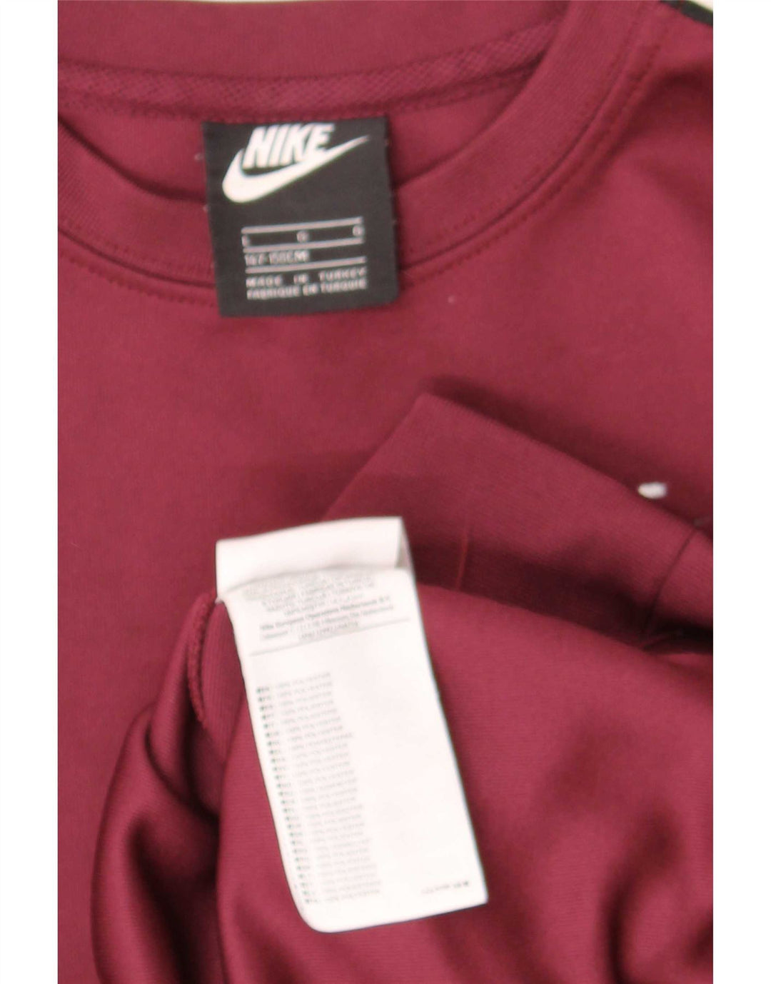 Γραφικό φούτερ Nike Boys Jumper 12-13 ετών Large Maroon Colourblock