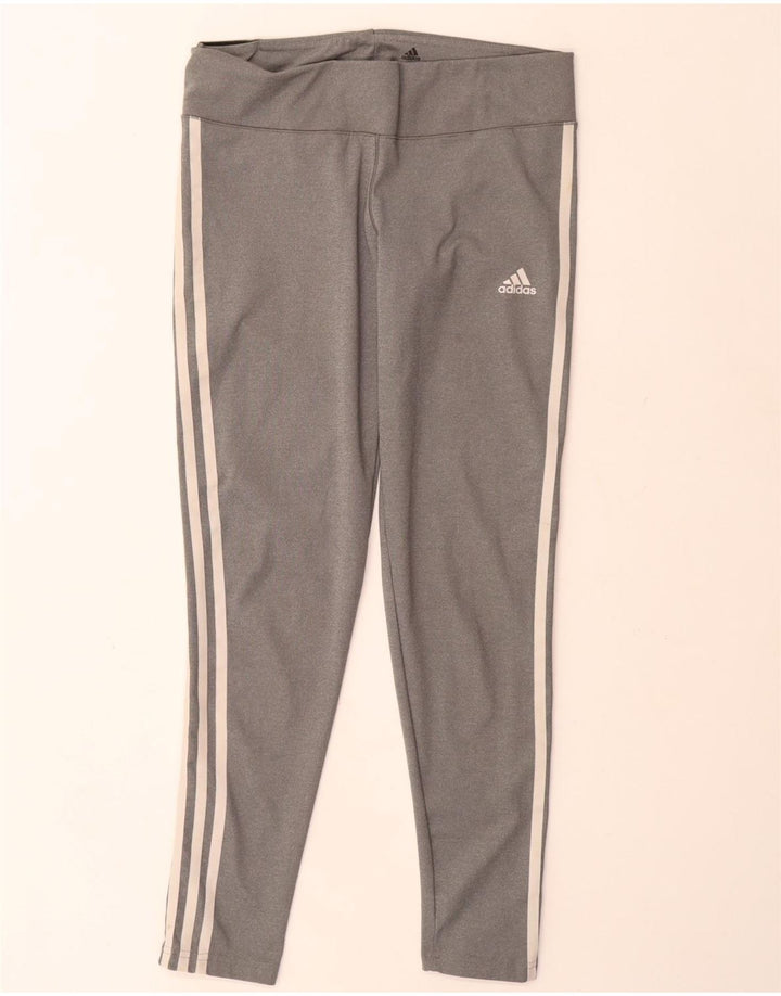 Adidas Γυναικεία Κολάν Climalite UK 12/14 Μεσαίου Γκρι Πολυεστέρας
