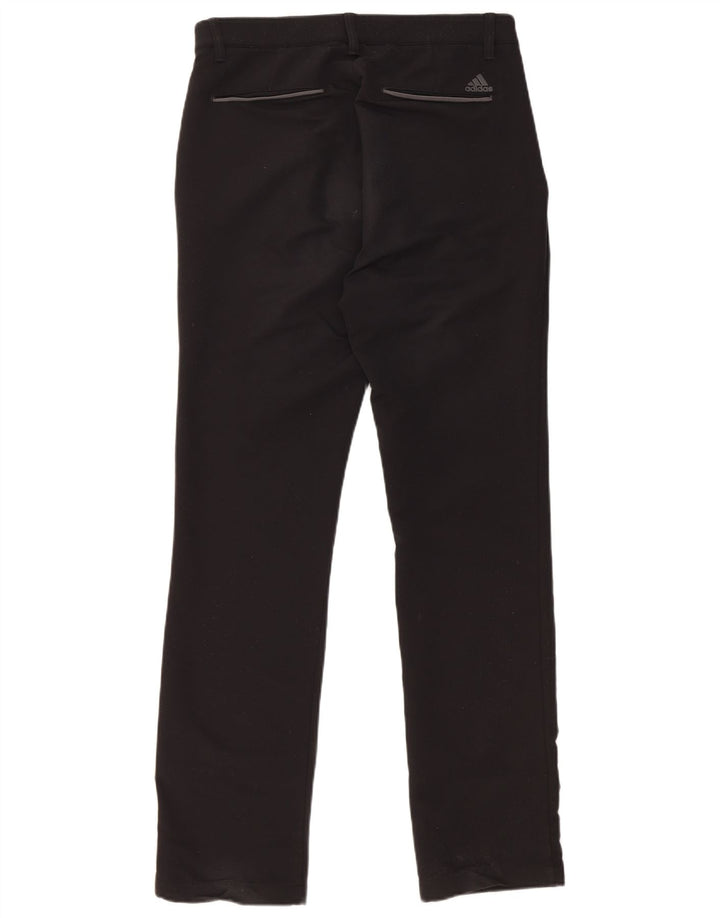 Ανδρικό ίσιο παντελόνι Chino ADIDAS W30 L32 Μαύρο πολυεστέρα