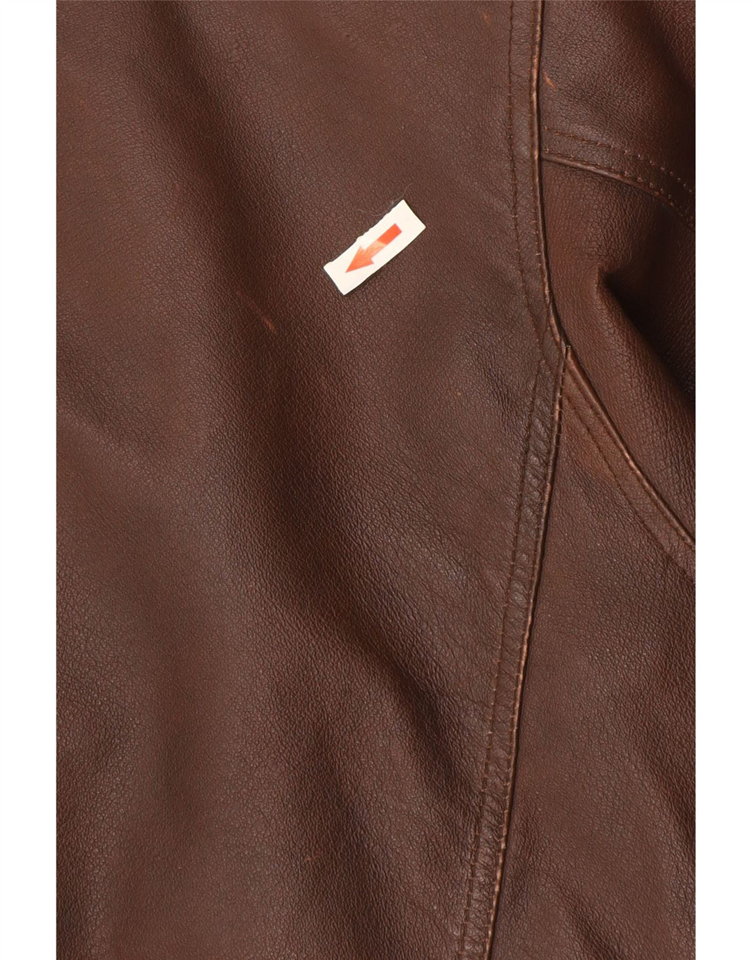 Vintage Ανδρικό Δερμάτινο Μπουφάν UK 40 Large Brown Δερμάτινο