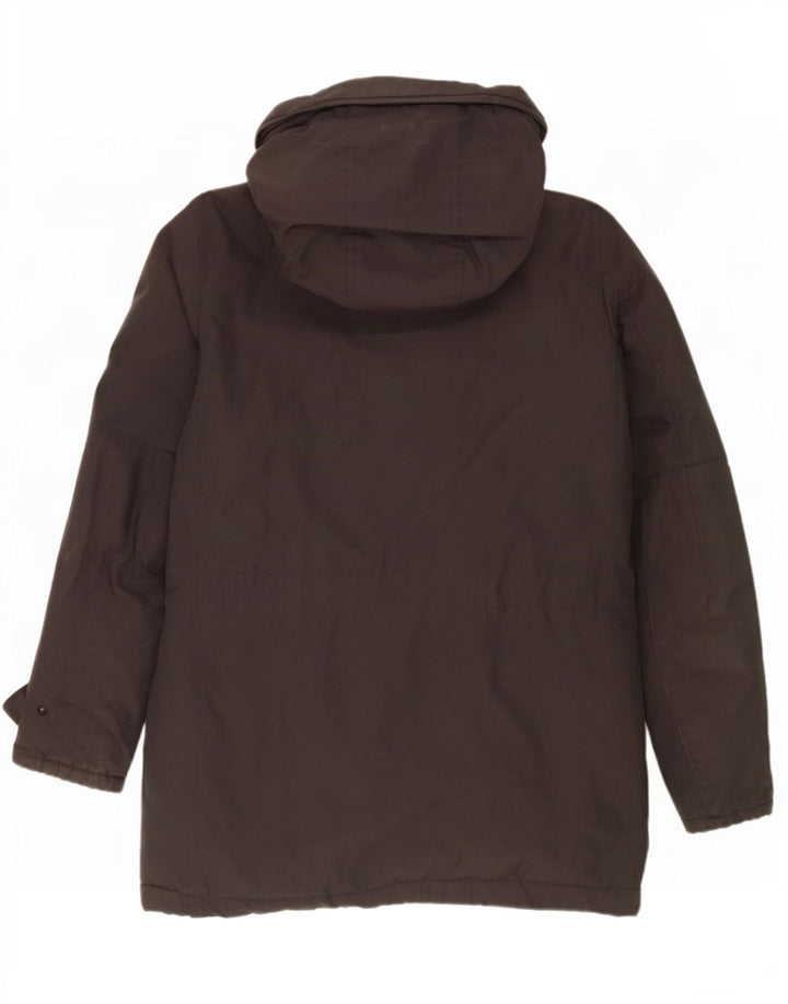 Woolrich Ανδρικό παλτό με κουκούλα UK 36 Small Grey Cotton