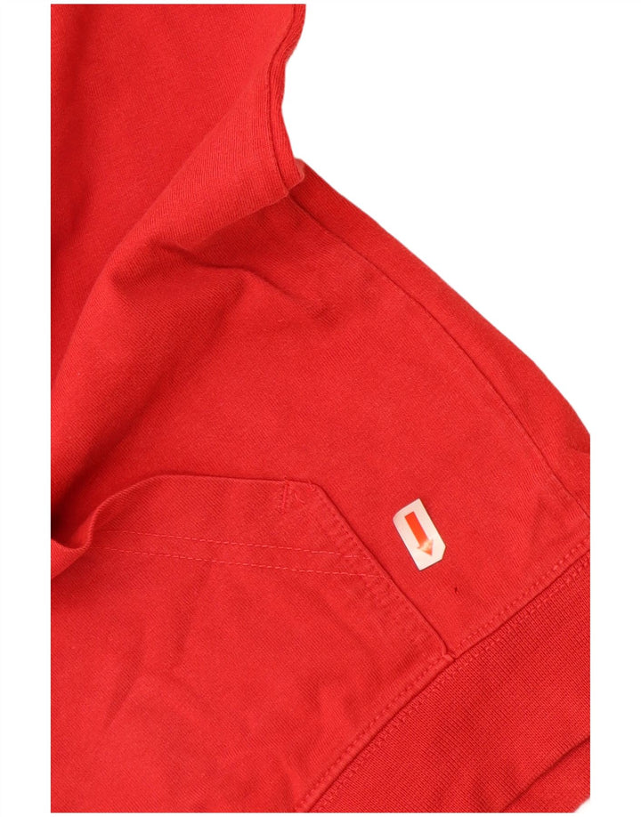 NIKE Ανδρικό Air Graphic Hoodie Jumper UK 45/47 XL κόκκινο βαμβακερό