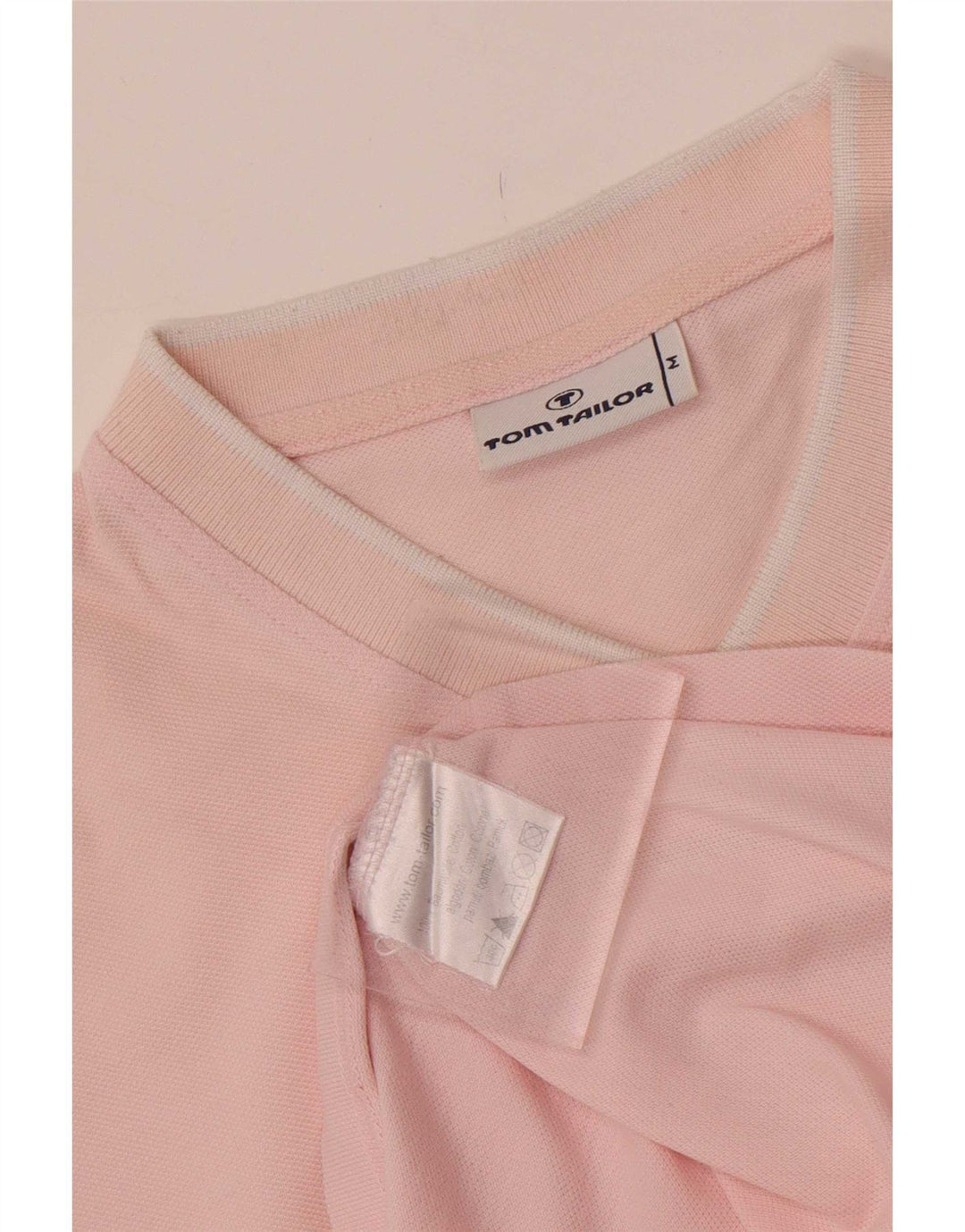 Ανδρικό T-Shirt Tom Tailor Top Μεσαίο Ροζ Βαμβακερό