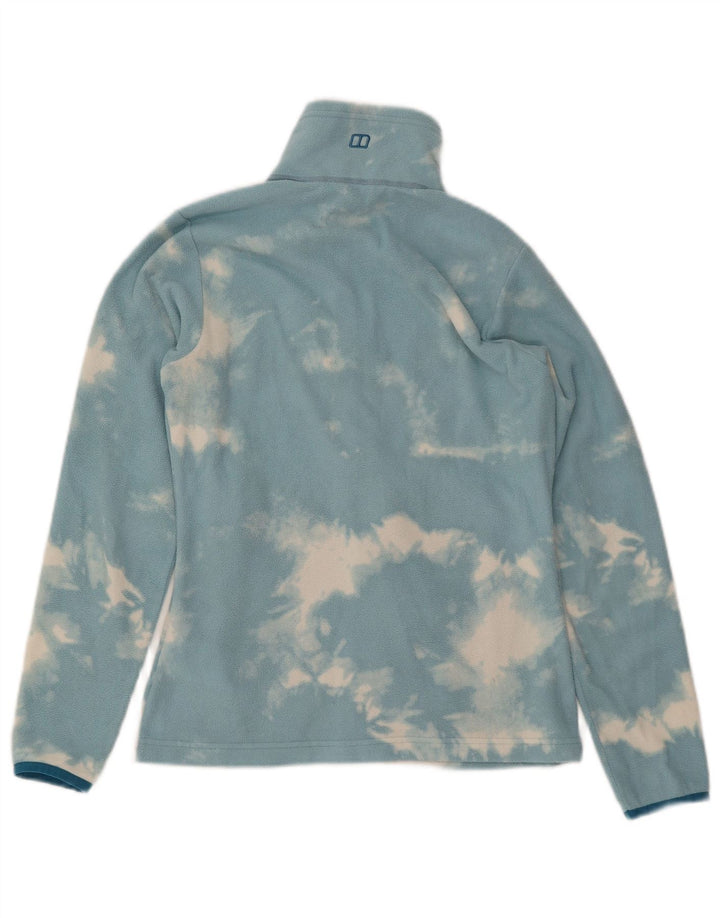 BERGHAUS Γυναικείο Fleece Jacket UK 10 Small Blue Tie Dye Polyester