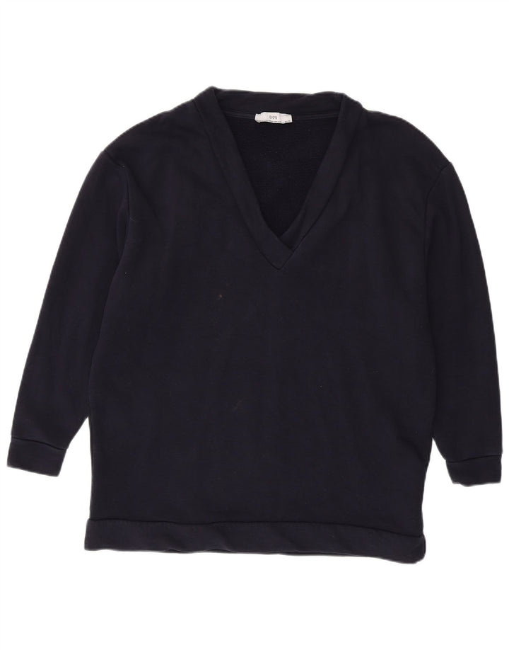 Zara Γυναικεία φούτερ μεγάλου μεγέθους Jumper UK 14 Medium Navy Blue