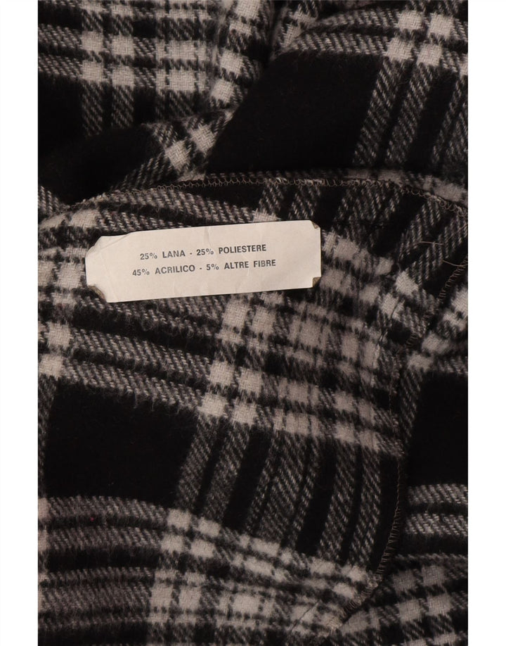 Vintage Ανδρικό Παλτό Poncho One Size Γκρι Μαλλί