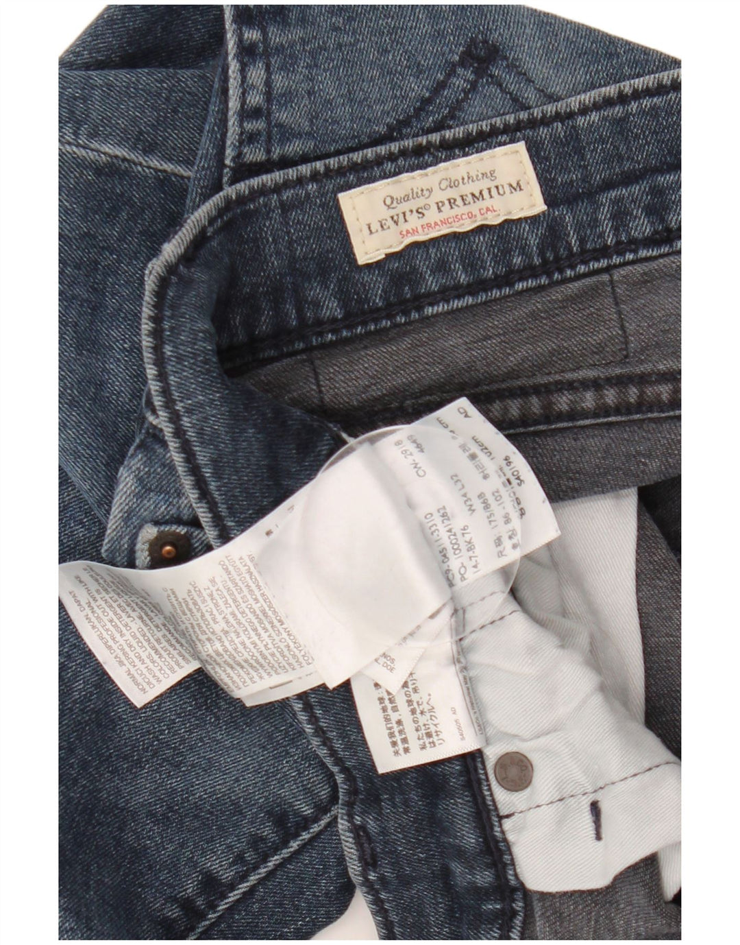 LEVI'S Ανδρικό τζιν 502 Tapered W34 L32 Μπλε βαμβακερό